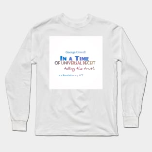 Real patriots spread truth Long Sleeve T-Shirt